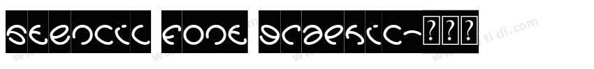 stencil font graphic字体转换